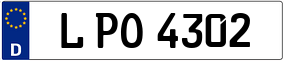 Truck License Plate